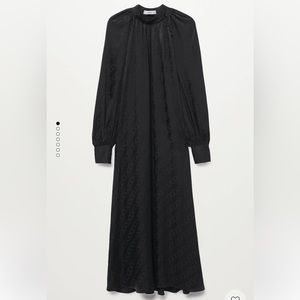 MANGO Flowy Long Printed Dress